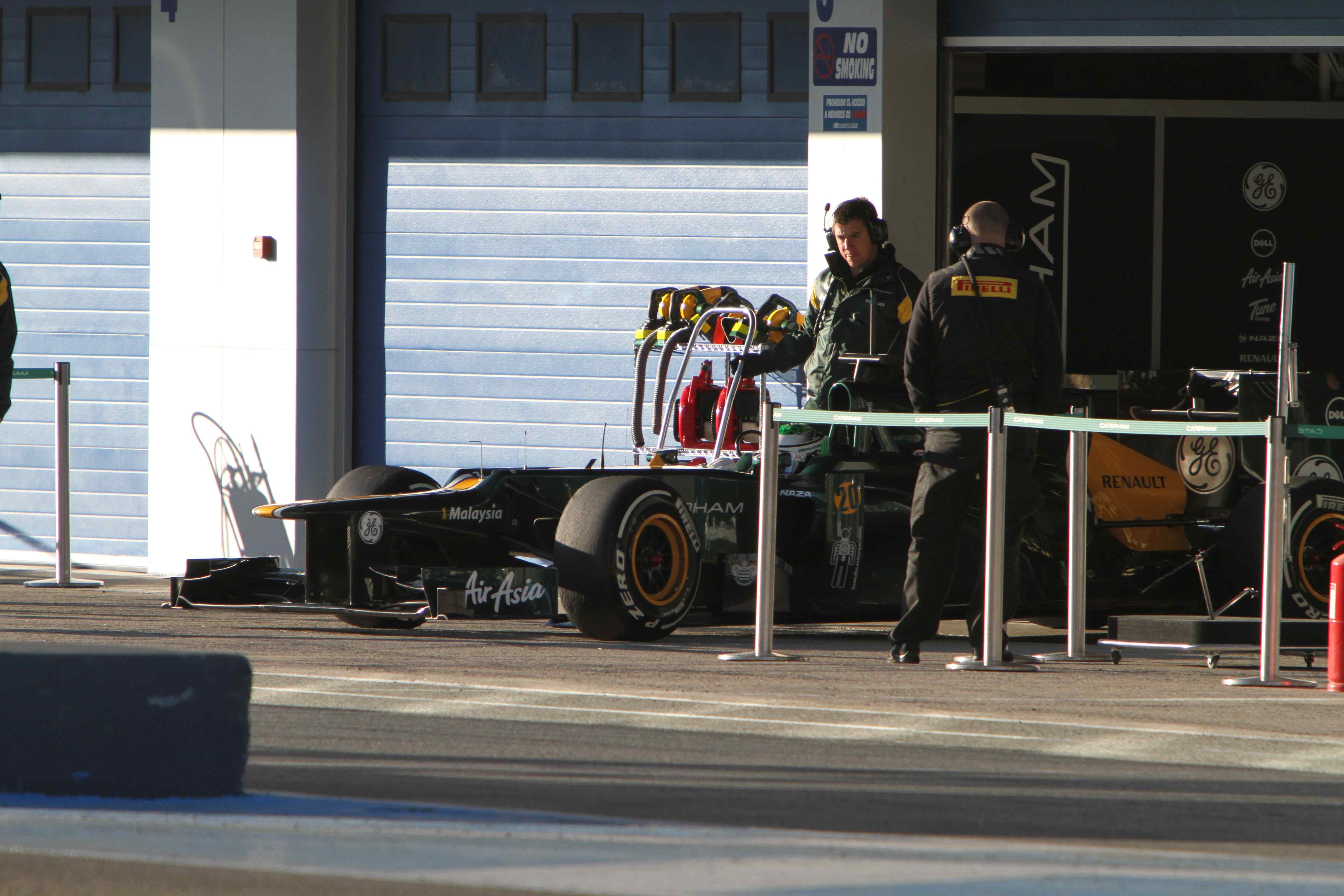 Verstappen pitbox